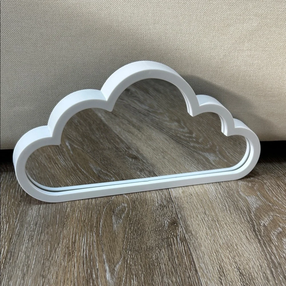 Cloud Shaped White Mirror
